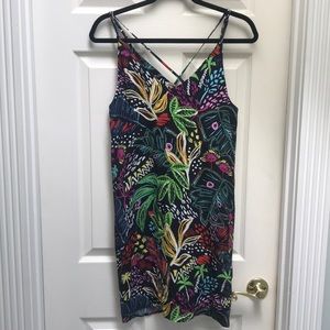 Topshop floral shift dress